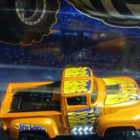 1956 Ford Vs Raptor F150 Hot Wheels Monster Trucks 2-Pack - Orange and Blue - Picture 10 of 12
